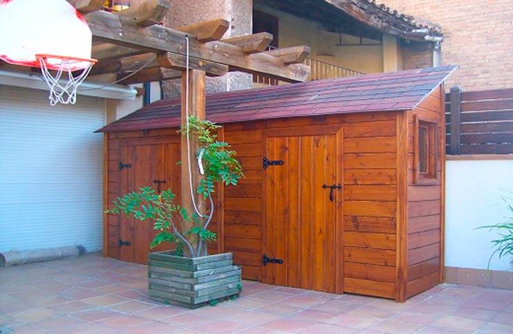 Casetes de fusta per terrasses